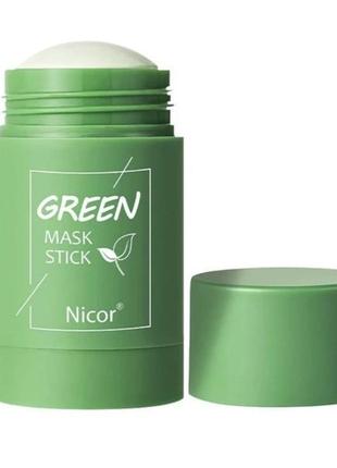 Маска для очистки пор green acne stick от черных точек