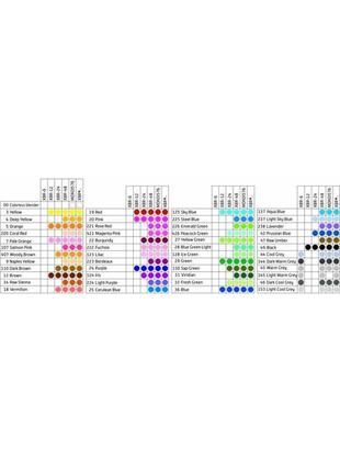 Набор маркеров koi coloring brush pen, 12цв