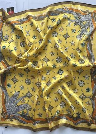 Женский платок в расцветках, платок с логотипом, палантин, брендовые платки, платок с принтом, платок шелковый