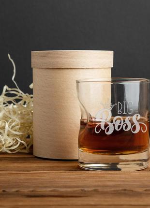 Склянка з кулею "big boss", тубус зі шпону