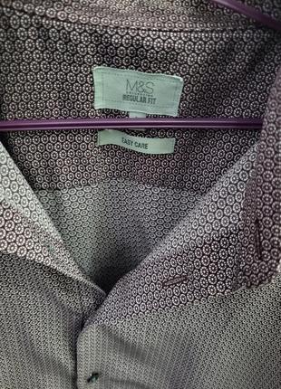 Рубашка, рубашка, тенниска мужская m&amp;s,non iron. l.