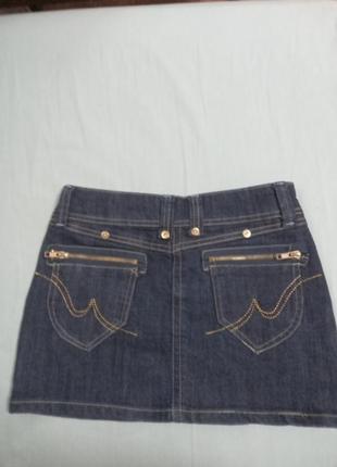 Юбка джинсовая стрейч умеренная на 40-42 г.5 фото