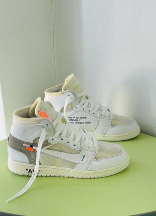 Nike off-white air jordan кросівки3 фото