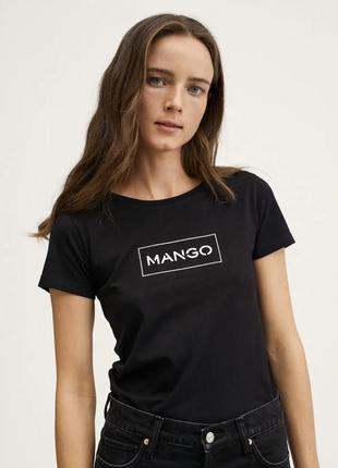 Оригинальная женская футболка от mango1 фото