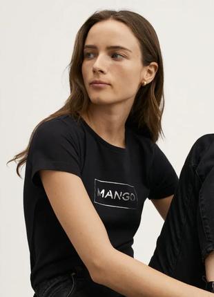 Оригинальная женская футболка от mango3 фото