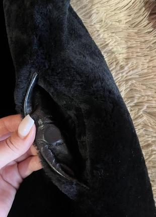 Шуба roberto ferretti мутон и натуральная норка