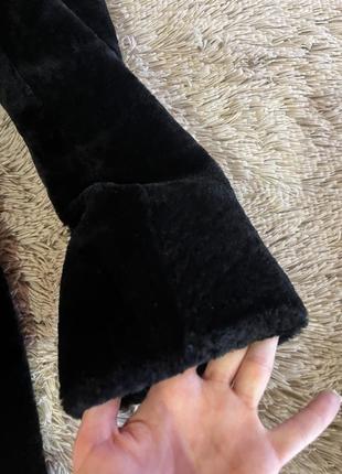 Шуба roberto ferretti мутон и натуральная норка