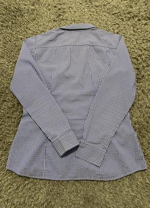 Рубашка стретчевая женская классическая приталенная от h&amp;m2 фото