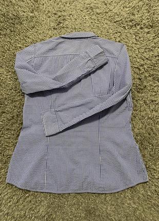 Рубашка стретчевая женская классическая приталенная от h&amp;m5 фото