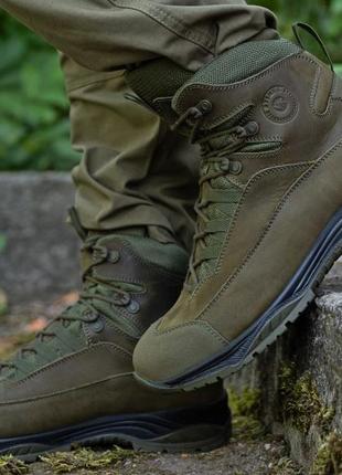 Тактичні черевики хакі зсу,берци воєнні зелені осінь,зима,армійські берці олива,чоловічі,ж...