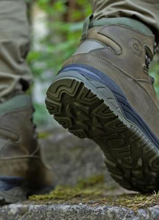 Тактичні черевики хакі зсу,берци воєнні зелені осінь,зима,армійські берці олива,чоловічі,ж...