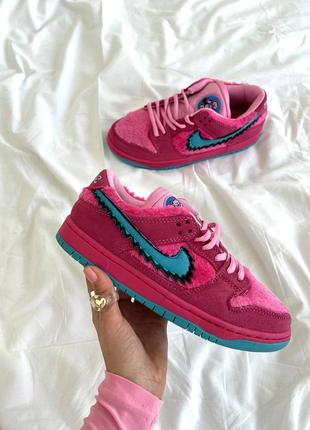 Кроссовки Green nike sb dunk х grateful dead pink