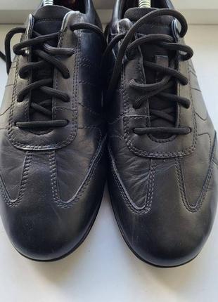 Мужские кожаные кроссовки-туфли от бренда 
geox2 фото