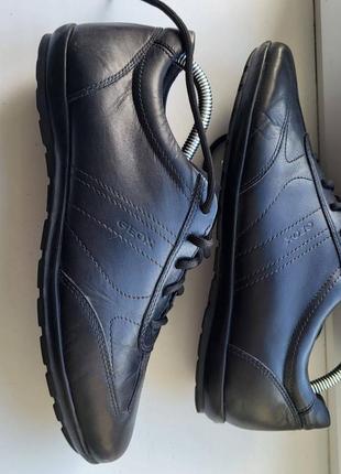 Мужские кожаные кроссовки-туфли от бренда 
geox3 фото