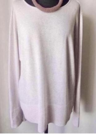 Рожевий джемпер з бавовни і віскози