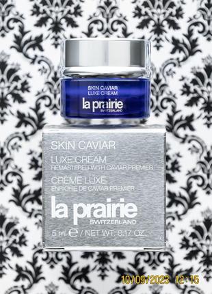 Люкс мощный антивозрастной лифтинг крем для лица la prairie skin caviar luxe cream1 фото