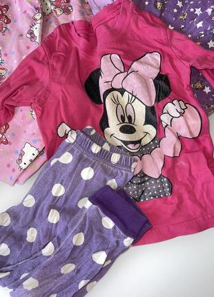 Набор пижамок на девочку пижама в детский сад 3-4 рочки3 фото