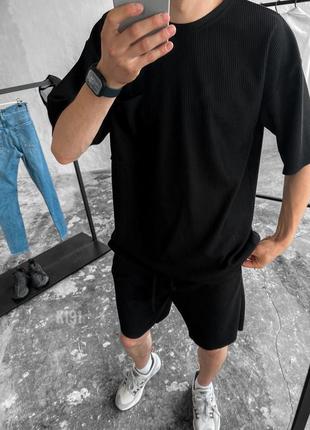 Спортивний костюм літній чорний