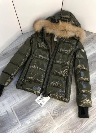 Шикарный пуховик монклер бренд италия куртка moncler