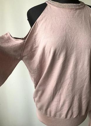 Кофта нейлон і віскоза оздоблення камінчики