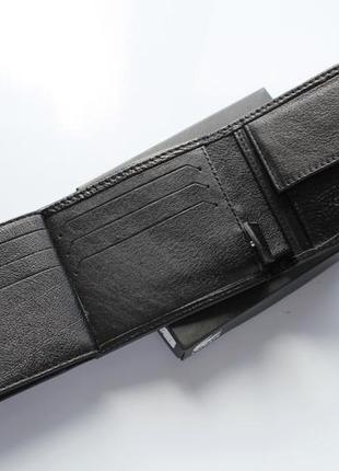 Чоловічий подарунковий набір lacoste Organic ремінь і гаманець total black10 фото