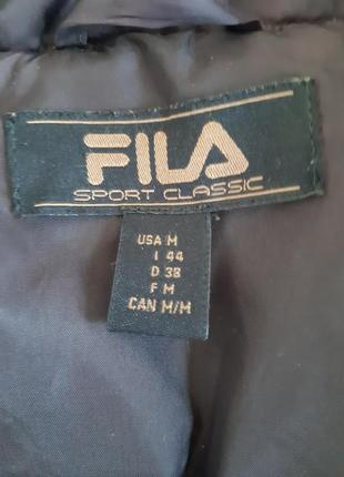 Пуховик fila ( орігінал) без капюшона9 фото