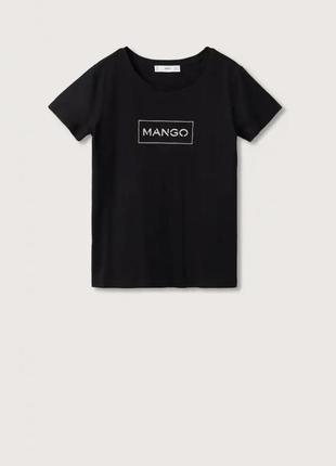 Оригинальная хлопковая футболка от mango2 фото