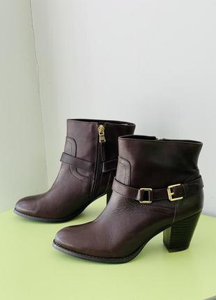Ralph lauren женские ботинки ботильоны коричневые1 фото