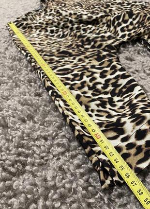 Блуза женская леопардовая свободного кроя от primark9 фото