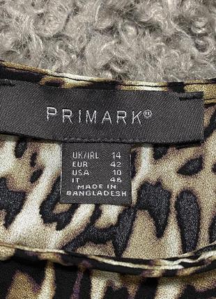 Блуза женская леопардовая свободного кроя от primark2 фото