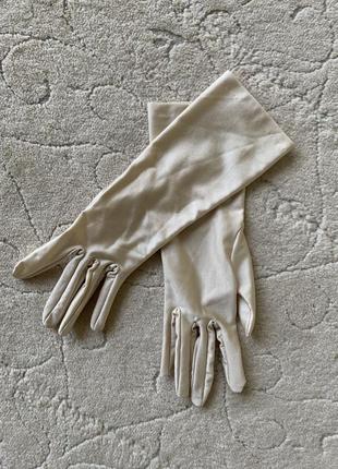 Перчатки рукавички дамські франція вінтаж1 фото