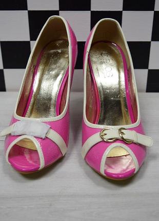 Туфлі босоніжки рожеві відкритий носок нові туфельки барбі barbie2 фото