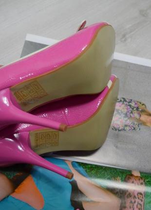 Туфлі босоніжки рожеві відкритий носок нові туфельки барбі barbie7 фото