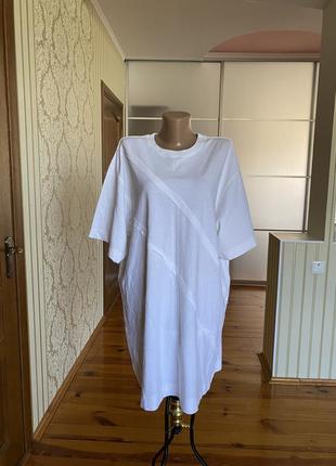 Оригинальное брендовое платье-футболка туника люкс качество