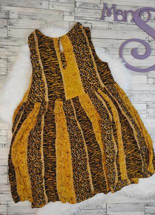 Женское платье minkpink жёлтое с леопардовым принтом размер s 444 фото