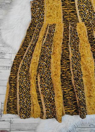 Женское платье minkpink жёлтое с леопардовым принтом размер s 443 фото