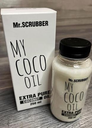 Очищена кокосова олія my coco oil extra pure mr.scrubber1 фото