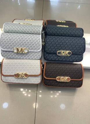 Жіноча шкіряна сумка michael kors, шкіряна сумка майкл корс, сумка на плече, крос-боді, клатч, cross body