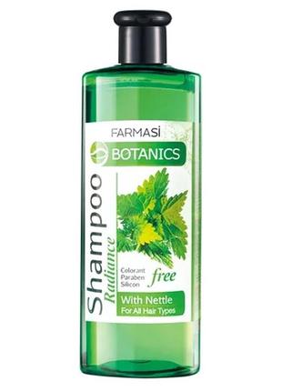 Шампунь с экстрактом крапивы botanics farmasi 1000670