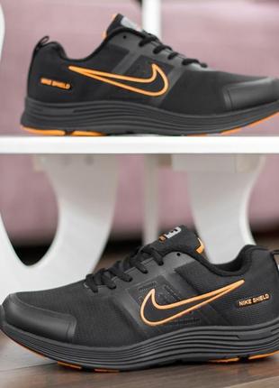 Nike shield running кроссовки мужские термо найк водонепроницаемые осенние зимние на флисе ботинки низкие1 фото