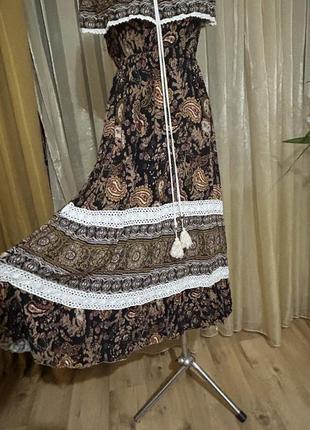 Платье сарафан вискоза италия6 фото
