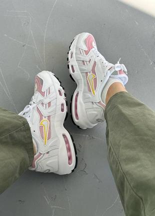 Nike air max 96 white pink женские4 фото