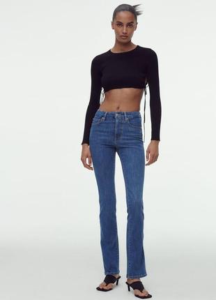 Джинси zw bootcut high waist  zara woman jeans