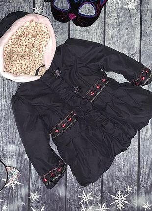 Курточка демісезонна пальто 9-12 міс. mothercare