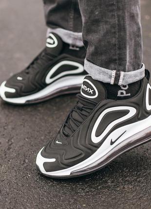 Кроссовки nike air max 720 black\white крассовки кросівки