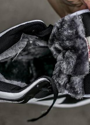 Зимние мужские кроссовки nike air jordan retro 1 x travis scott (мех) 42-434 фото