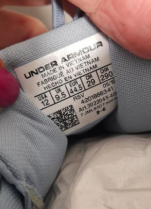 Кросівки, кроссовки under armour us12/43-44/28,5см. нові. оригінал7 фото