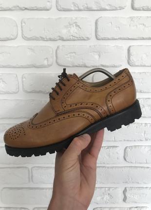 Броги броги robertino budapester handmade shose 7. 1/2