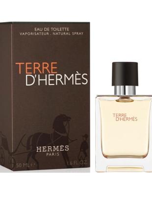 Оригинальный hermes terre d'hermes 50 ml (гермес терре де гермес ) туалетная вода