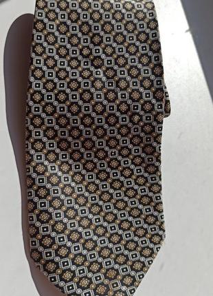 Італійська краватка галстук з натурального шовку італія1 фото